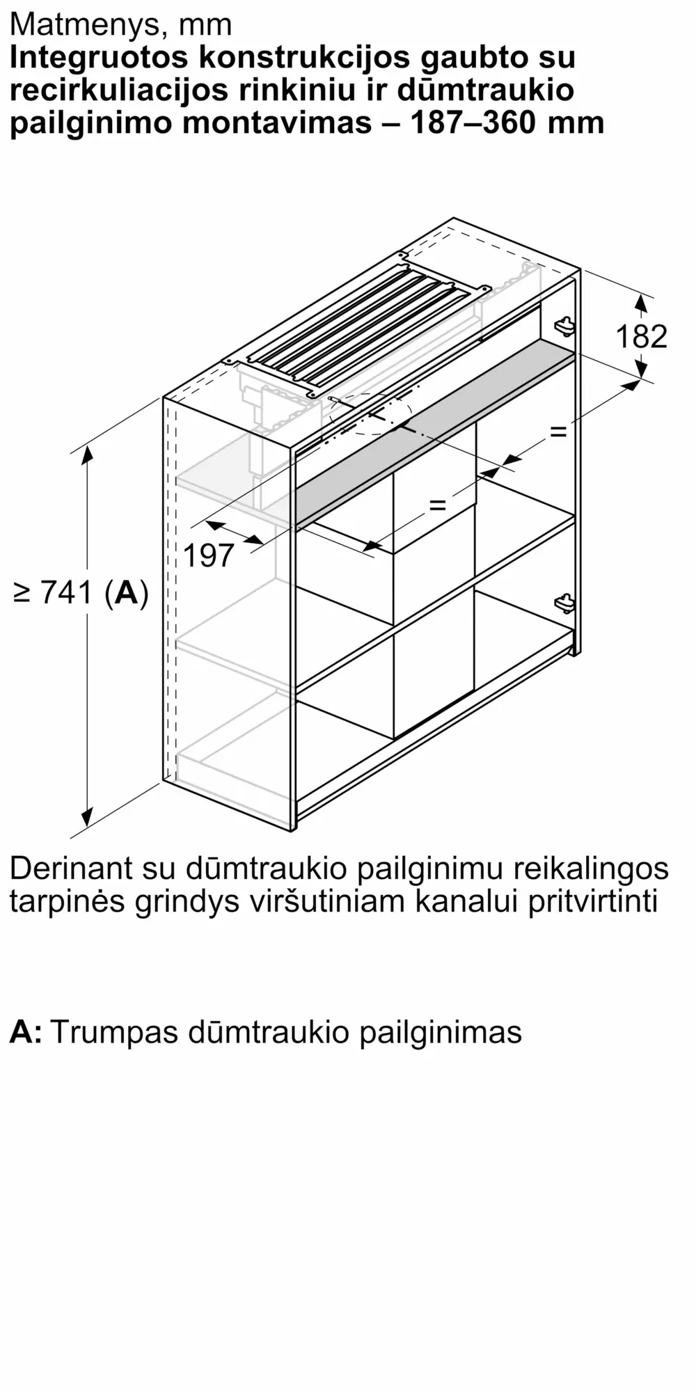 DWZ1IX1C6 „Clean Air Plus“ recirkuliacijos rinkinys, pradinė